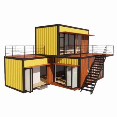 Color personalizado Casas de acero prefabricadas de lujo y prefabricadas con baño