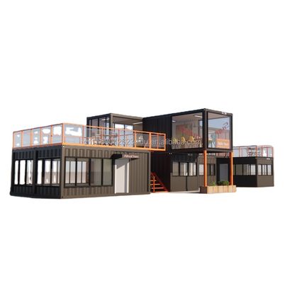 Precio asequible Casa hermosa con paredes Múltiples combinaciones de 20 pies Casa prefabricada Casitas pequeñas Contenedor en color personalizado