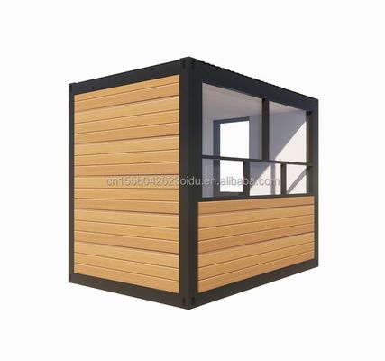 Casas de tubos cuadrados de acero galvanizado adecuadas para barras de camiones móviles de café y barras de contenedores de envío