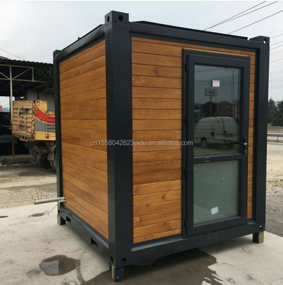 Casas de tubos cuadrados de acero galvanizado adecuadas para barras de camiones móviles de café y barras de contenedores de envío