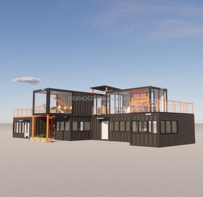 Precio asequible Casa hermosa con paredes Múltiples combinaciones de 20 pies Casa prefabricada Casitas pequeñas Contenedor en color personalizado