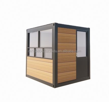 Casas de tubos cuadrados de acero galvanizado adecuadas para barras de camiones móviles de café y barras de contenedores de envío