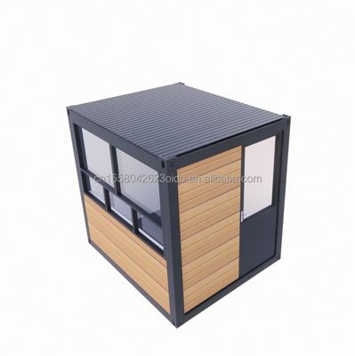 Casas de tubos cuadrados de acero galvanizado adecuadas para barras de camiones móviles de café y barras de contenedores de envío