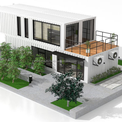 Puerto Rico plegable vivienda de lujo 40 pies paquete de envío contenedor Casas modulares prefabricadas Prefab Casa para el mercado