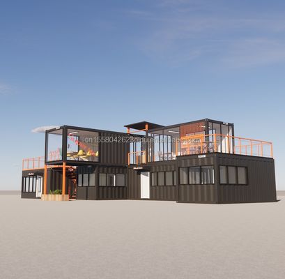 Precio asequible Casa hermosa con paredes Múltiples combinaciones de 20 pies Casa prefabricada Casitas pequeñas Contenedor en color personalizado