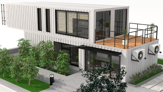 Puerto Rico plegable vivienda de lujo 40 pies paquete de envío contenedor Casas modulares prefabricadas Prefab Casa para el mercado