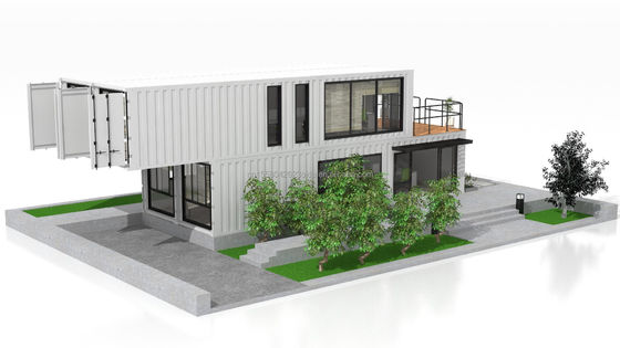 Puerto Rico plegable vivienda de lujo 40 pies paquete de envío contenedor Casas modulares prefabricadas Prefab Casa para el mercado