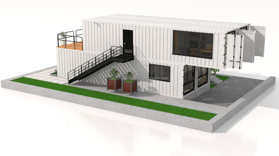 Puerto Rico plegable vivienda de lujo 40 pies paquete de envío contenedor Casas modulares prefabricadas Prefab Casa para el mercado