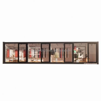 Cuadro de acero de acero galvanizado con flexión de acero 180g estilo de diseño chino EU 40 pies casas prefabricadas para ropa moderna tienda tienda