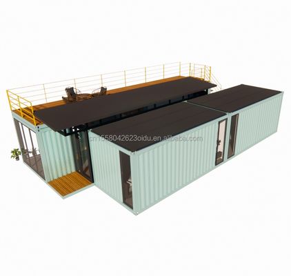 20ft/40ft Prefabricado Portátil Plegable Contenedor Extensible Casa Móvil Pequeña con 3 Dormitorios Ventanas de aleación de aluminio
