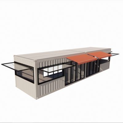 20 pies 40 pies Portable Quiosco Modificado Prefab Modular Cafetería Bar Contenedor de envío Transformando su experiencia de baño