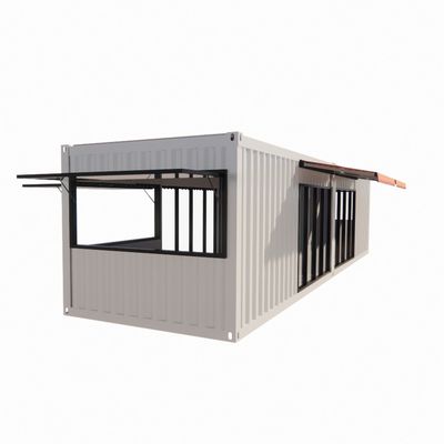 20 pies 40 pies Portable Quiosco Modificado Prefab Modular Cafetería Bar Contenedor de envío Transformando su experiencia de baño
