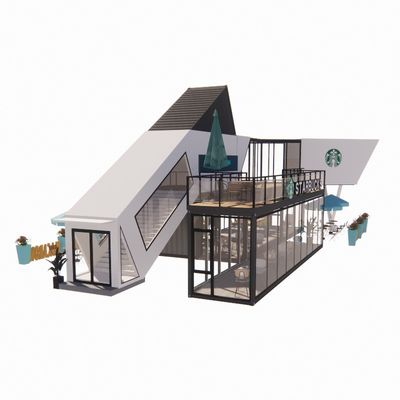 Edificio urbano Prefabricado Contenedor Cocinas de hoteles para oficinas prefabricadas y casas móviles
