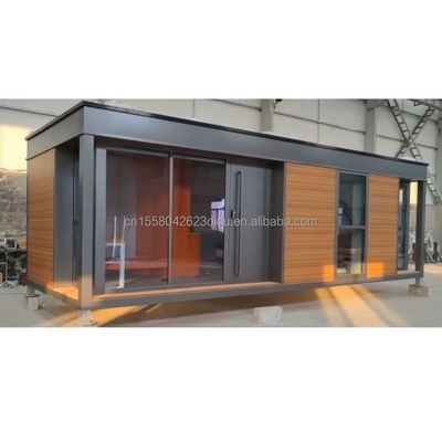 Contenedor de dormitorio de lujo prefabricado con certificación CE de la UE Panel de sándwich para el hogar Estudio Casa de hotel Color personalizado