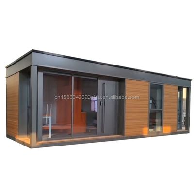 Contenedor de dormitorio de lujo prefabricado con certificación CE de la UE Panel de sándwich para el hogar Estudio Casa de hotel Color personalizado