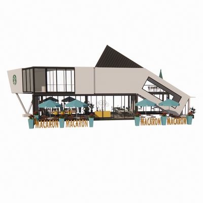 Edificio urbano Prefabricado Contenedor Cocinas de hoteles para oficinas prefabricadas y casas móviles