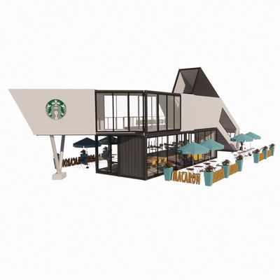Edificio urbano Prefabricado Contenedor Cocinas de hoteles para oficinas prefabricadas y casas móviles