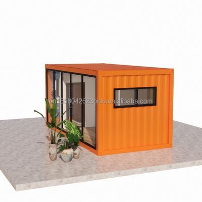 Contenedor de vivienda prefabricado Casa Contenedor móvil Casa con baño Cocina dormitorio Color personalizado Ventanas de aleación de aluminio
