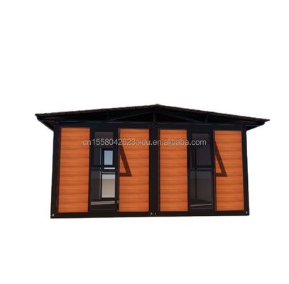 Panes de sándwich extraíbles Casa de jardín prefabricada para montaje y transporte fácil en contenedores de 20 pies o 40 pies