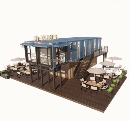 Casas de contenedores con diseño moderno portátiles y versátiles
