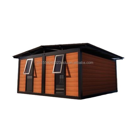 Panes de sándwich extraíbles Casa de jardín prefabricada para montaje y transporte fácil en contenedores de 20 pies o 40 pies