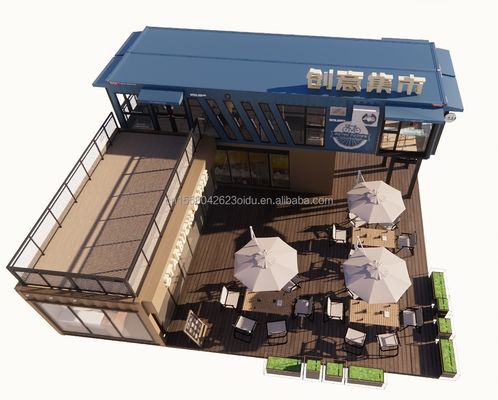 Casas de contenedores con diseño moderno portátiles y versátiles