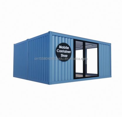 2023 Casas de contenedores modulares prefabricadas con ventanas de aleación de aluminio y tubos cuadrados de acero galvanizado