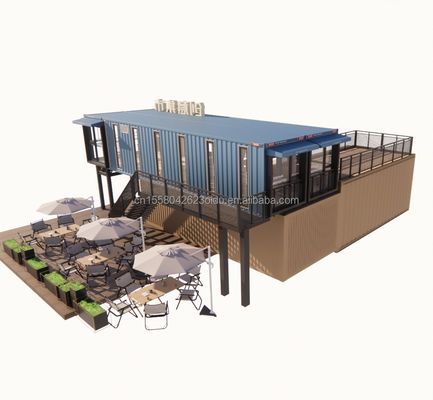 Casas de contenedores con diseño moderno portátiles y versátiles