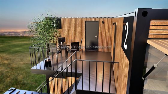 Casa prefabricada para jardín de 20 pies envasado plano envasado de madera Oficina Hoteles casas de contenedores
