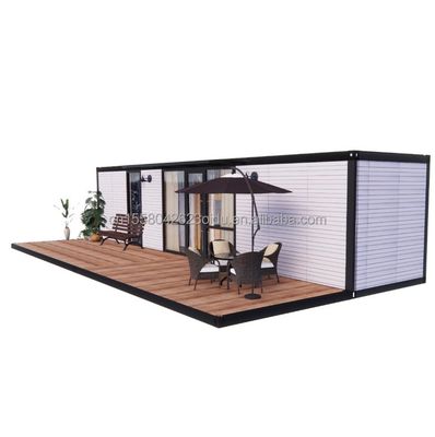 Hotel 20 pies Mini Panel de sándwich extraíble de acero Prefabricado Paquete plano Prefabricado Kit de casa de jardín modular pequeño