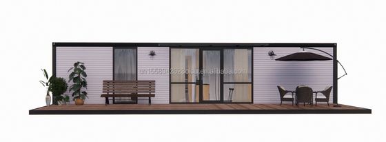 Hotel 20 pies Mini Panel de sándwich extraíble de acero Prefabricado Paquete plano Prefabricado Kit de casa de jardín modular pequeño