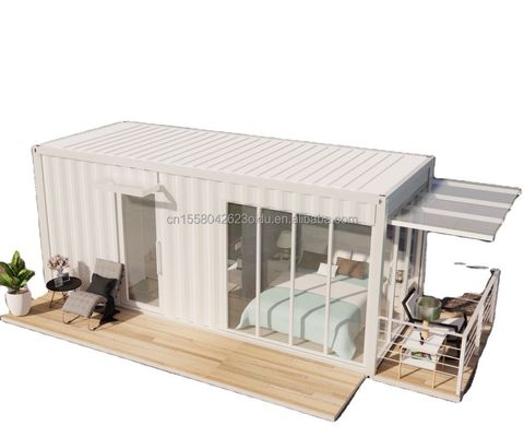 Cuadro de acero de 20 pies acero galvanizado doblado 180g Baño Casa de contenedores Casa prefabricada móvil para productos
