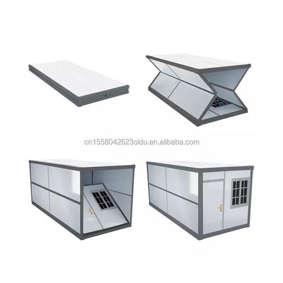 50/75/100mm Panel de sándwich de onda 20 pies embalaje plano carpeta rápida contenedor remolque para sus necesidades B2B