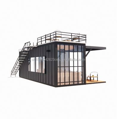 Ventanas prefabricadas de aleación de aluminio Envío Mobile Cafetería Bar Container Tiendas para diseño personalizable