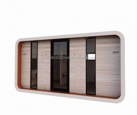 Vivienda familiar piso de madera de 20 pies Casa de vacaciones en la playa de forma especial con color personalizado e instalación rápida
