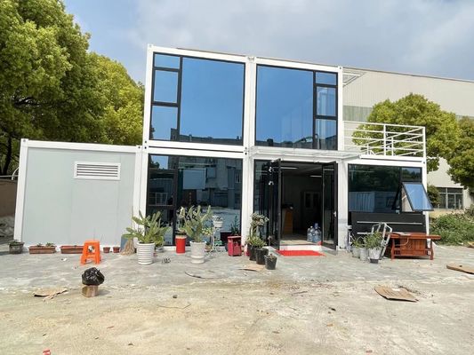 Diseño moderno de lujo Prefabricado Contenedor de paquete plano Cocinas de hotel con 50/75/100mm de onda paneles de sándwich