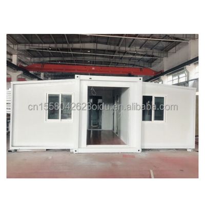Casas de contenedores prefabricadas plegables con diseño moderno y ventanas de aleación de aluminio