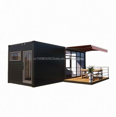 Contenedor plegable hecho de tubos cuadrados de acero galvanizado y color personalizado para un montaje fácil