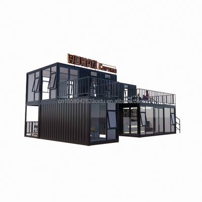 Casas de contenedores de 20 pies o 40 pies hechas a medida Bar Café Hotel Restaurante Tienda de envío Contenedor Tienda de café Tienda de contenedores Quiosco