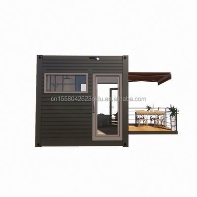 Contenedor plegable hecho de tubos cuadrados de acero galvanizado y color personalizado para un montaje fácil