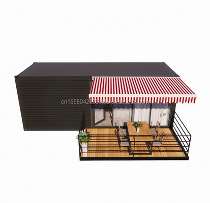 Contenedor plegable hecho de tubos cuadrados de acero galvanizado y color personalizado para un montaje fácil