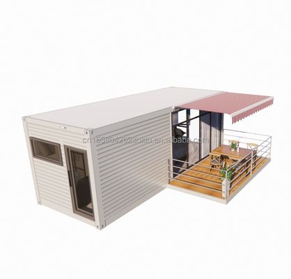Contenedor plegable hecho de tubos cuadrados de acero galvanizado y color personalizado para un montaje fácil
