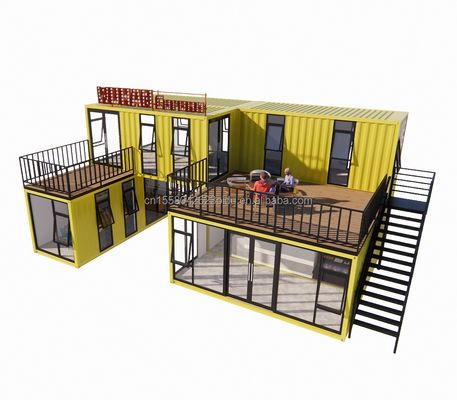 Casas de contenedores de 20 pies o 40 pies hechas a medida Bar Café Hotel Restaurante Tienda de envío Contenedor Tienda de café Tienda de contenedores Quiosco