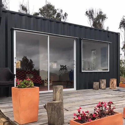 Ventanas de aleación de aluminio y estilo de diseño moderno dentro de un hotel de lujo de 2 dormitorios prefabricado Container Resort