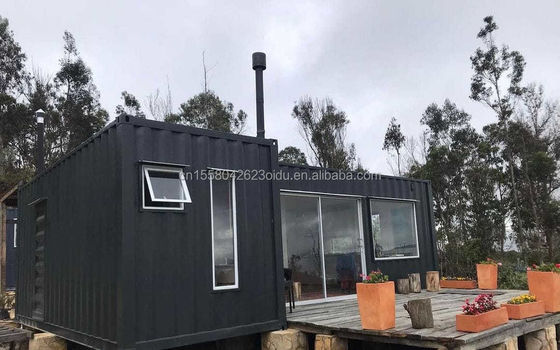 Ventanas de aleación de aluminio y estilo de diseño moderno dentro de un hotel de lujo de 2 dormitorios prefabricado Container Resort