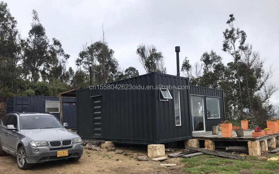 Ventanas de aleación de aluminio y estilo de diseño moderno dentro de un hotel de lujo de 2 dormitorios prefabricado Container Resort