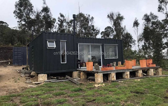 Ventanas de aleación de aluminio y estilo de diseño moderno dentro de un hotel de lujo de 2 dormitorios prefabricado Container Resort