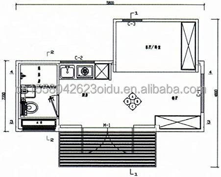 20 pies de espacio de contenedores pop-up de embalaje plano para una instalación rápida y sin complicaciones en un apartamento independiente