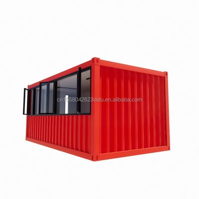 Kit prefabricado Container Homes 20ft o 40ft Cuadro de acero de acero galvanizado Doblaje de acero 180g para el edificio Kitset