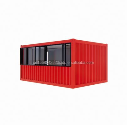 Kit prefabricado Container Homes 20ft o 40ft Cuadro de acero de acero galvanizado Doblaje de acero 180g para el edificio Kitset